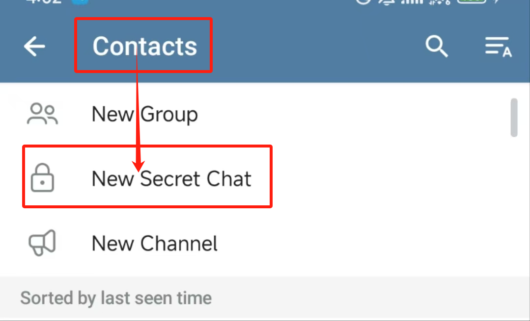 New Secret Chat