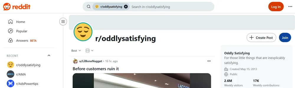 Engage with a Subreddit