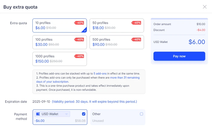 Flexible Plans for Members & Profiles