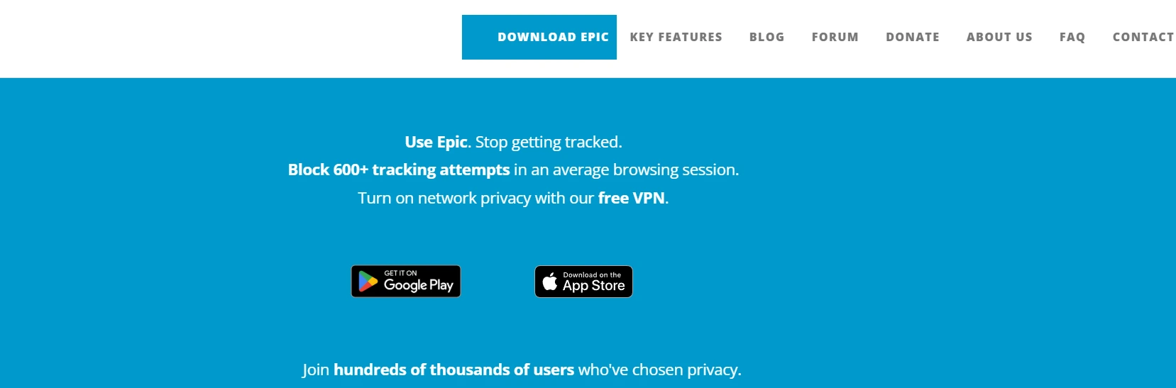 Epic Privacy Browser