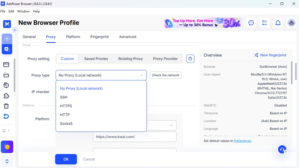 Set Up Proxy