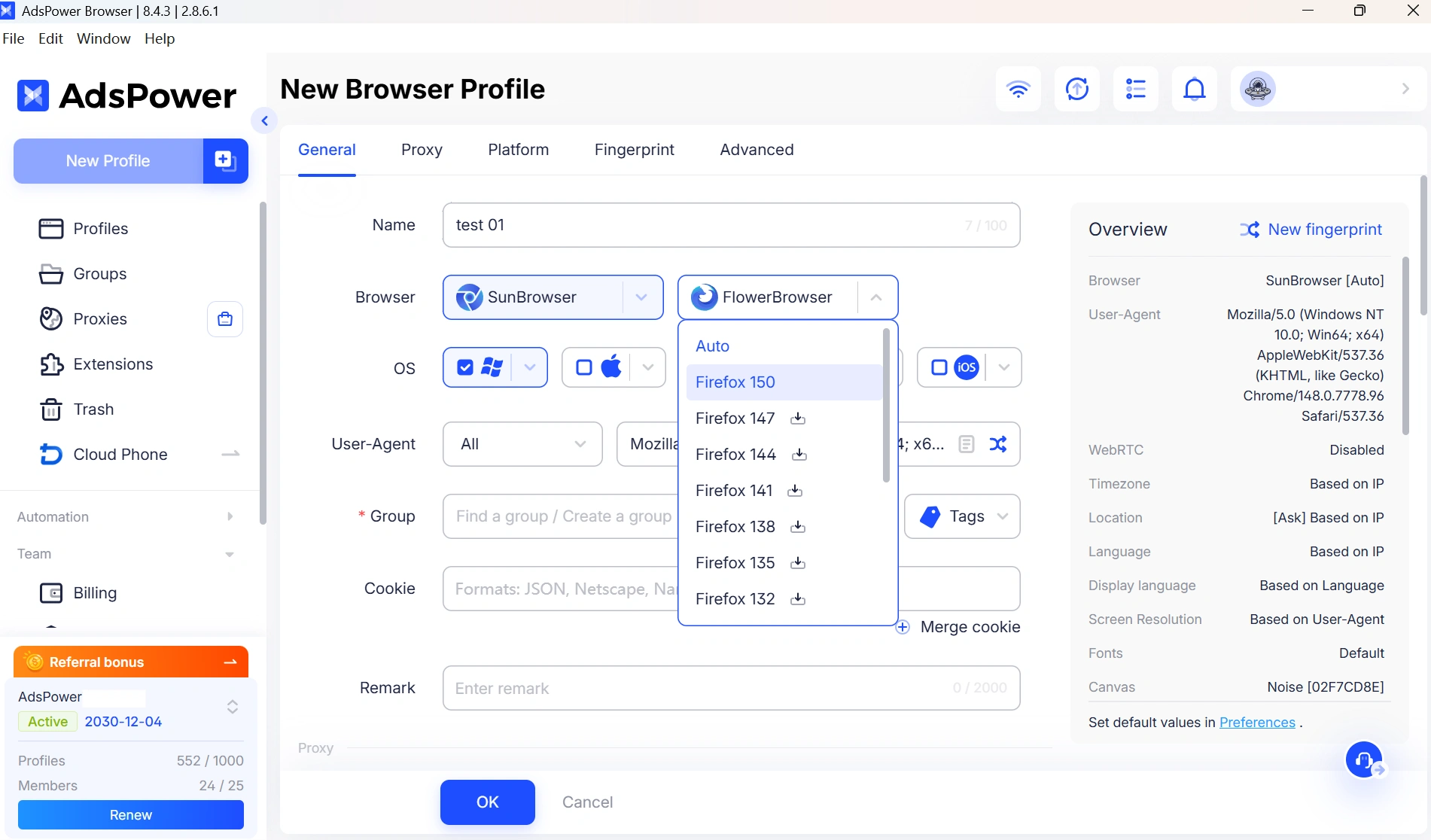 create-antidetect-browser-profile