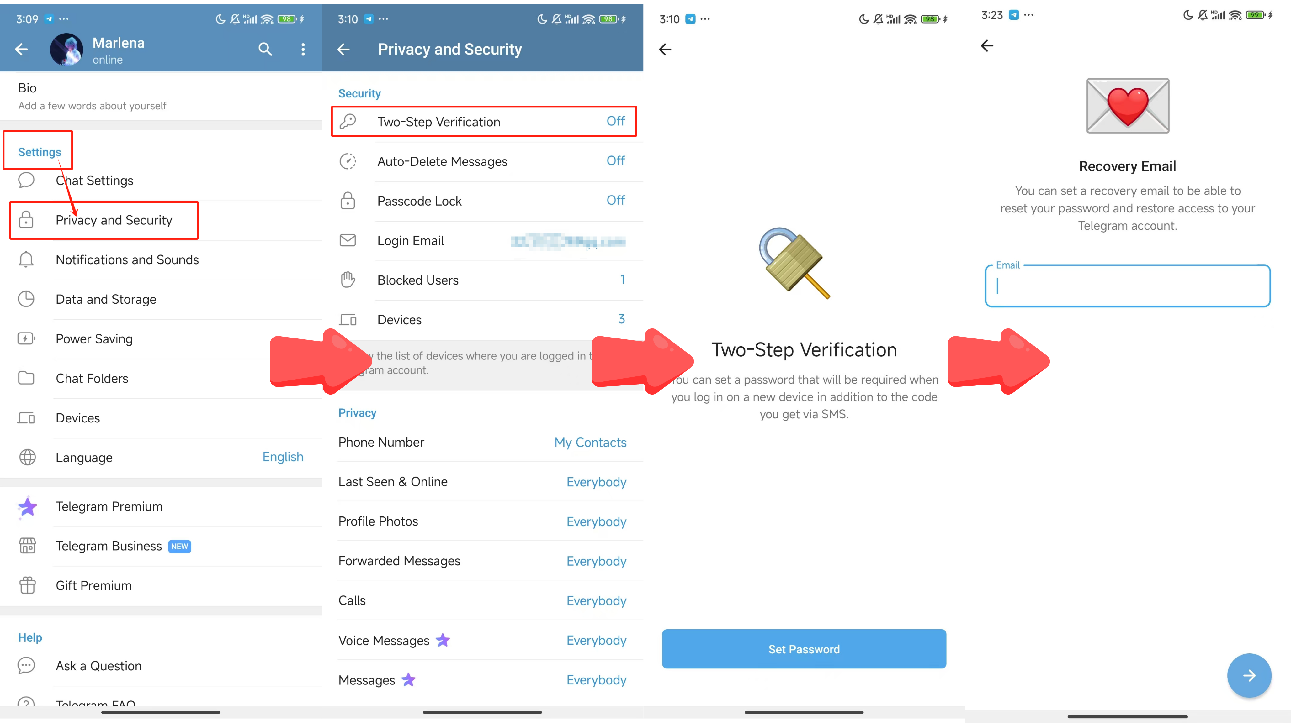 Steps to Enable Two-Step Verification