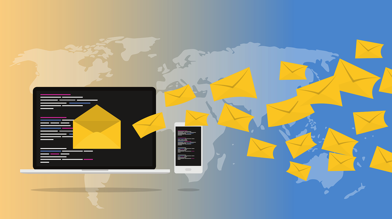 Hình ảnh email gửi từ máy tính