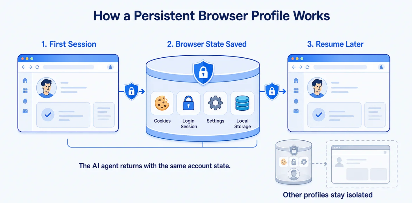 Understanding Persistent Browser Profiles for AI Agents: Why Do They Matter?