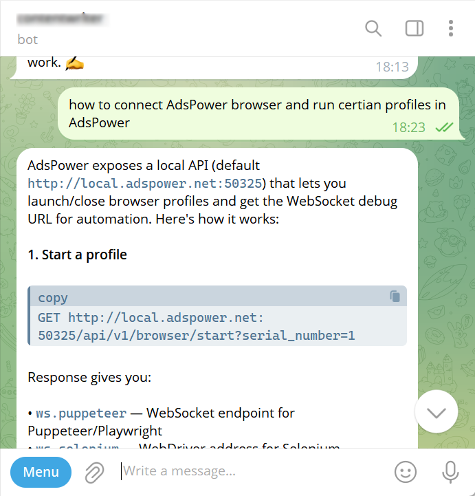 Contact with AI Agents