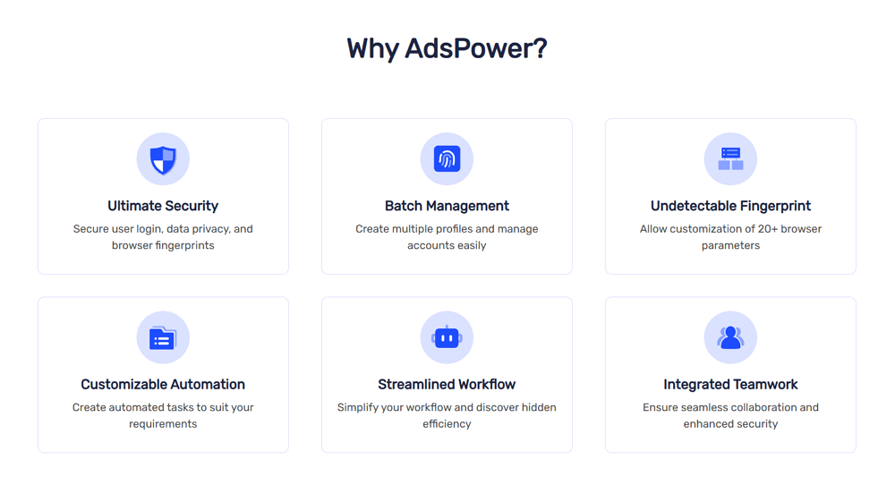 AdsPower Features