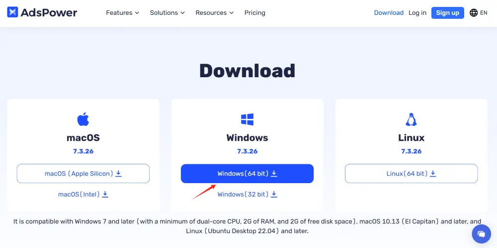 Select Windows Version
