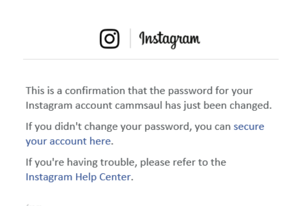 Confirm Password Changed