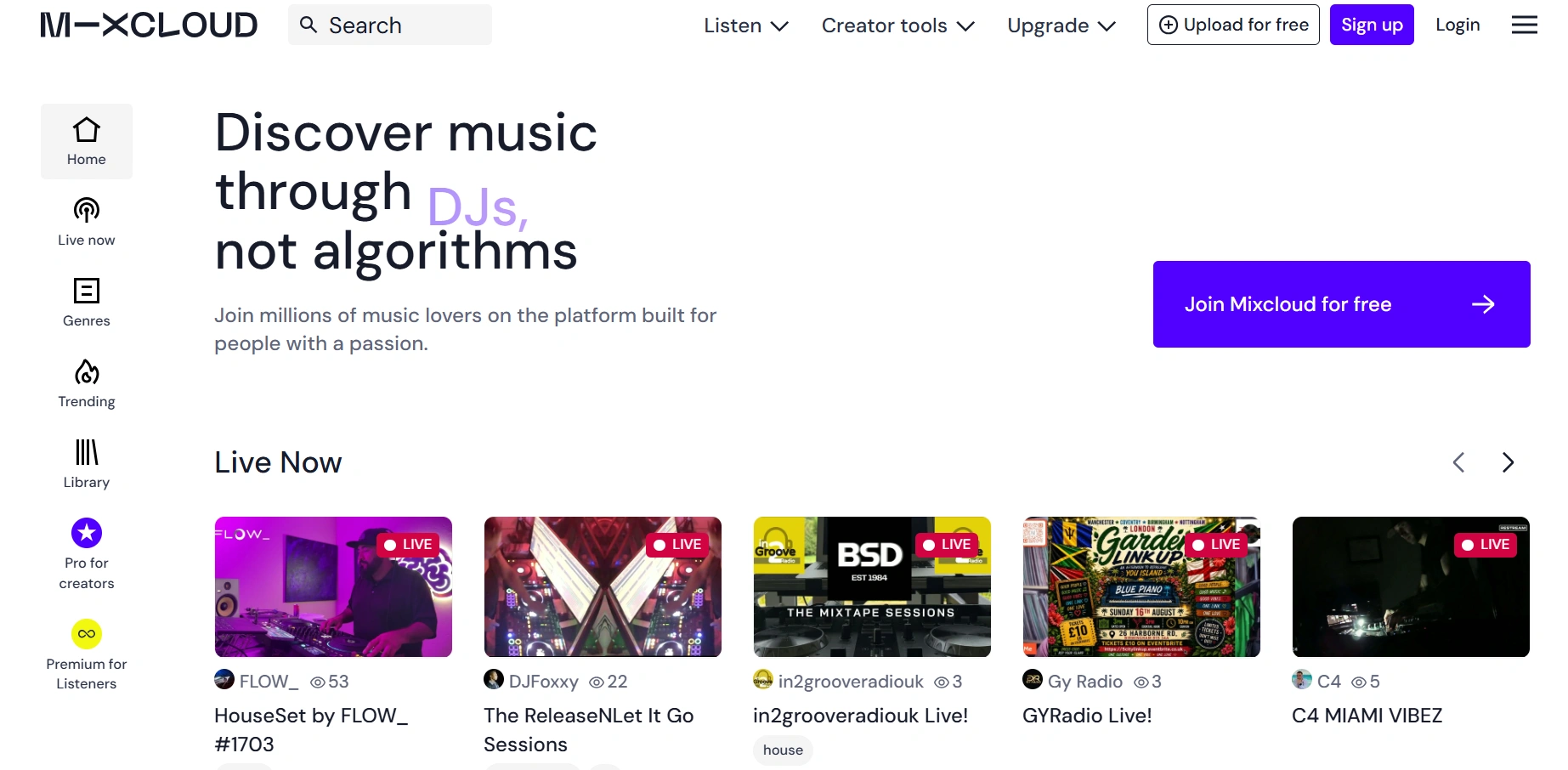 mixcloud-music-websites-unblocked