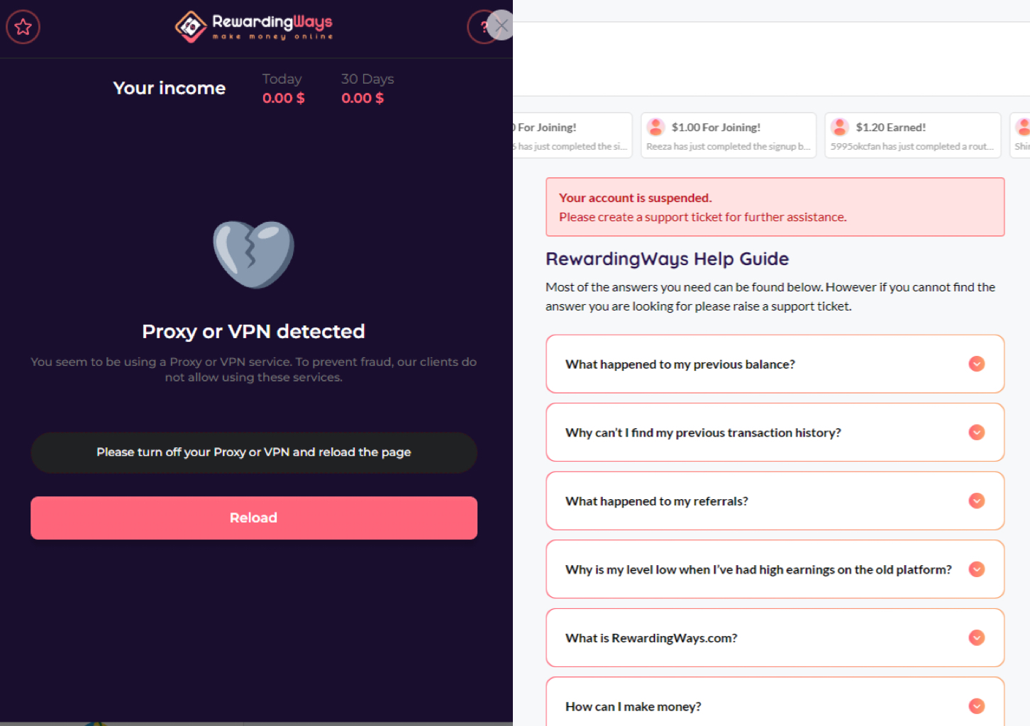 在 Rewardingways 问卷网站上赚美金,一份问卷$2.83,$3就能提现