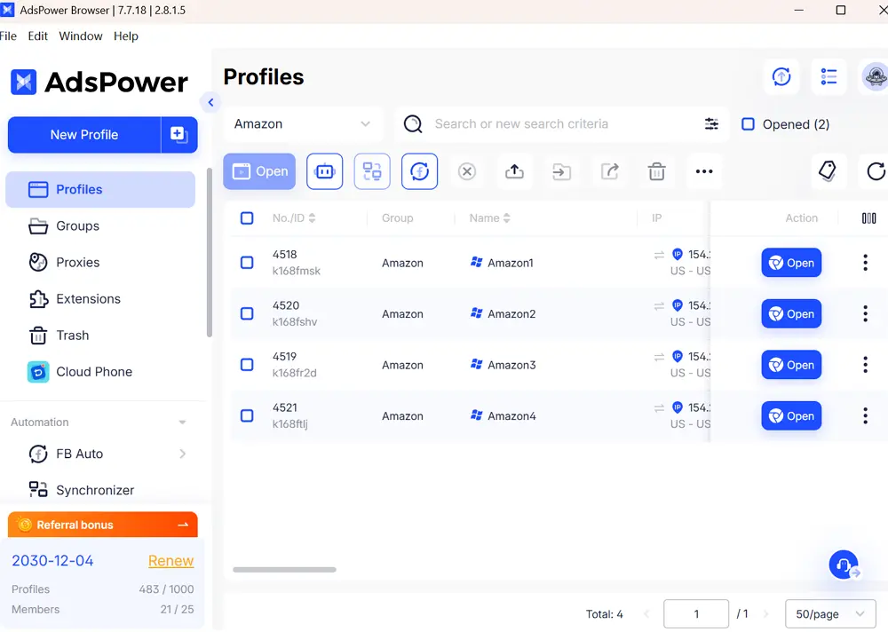 Manage Multiple Amazon Accounts