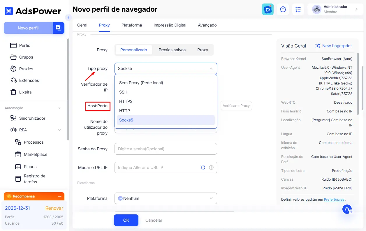 Proxy Personalizado