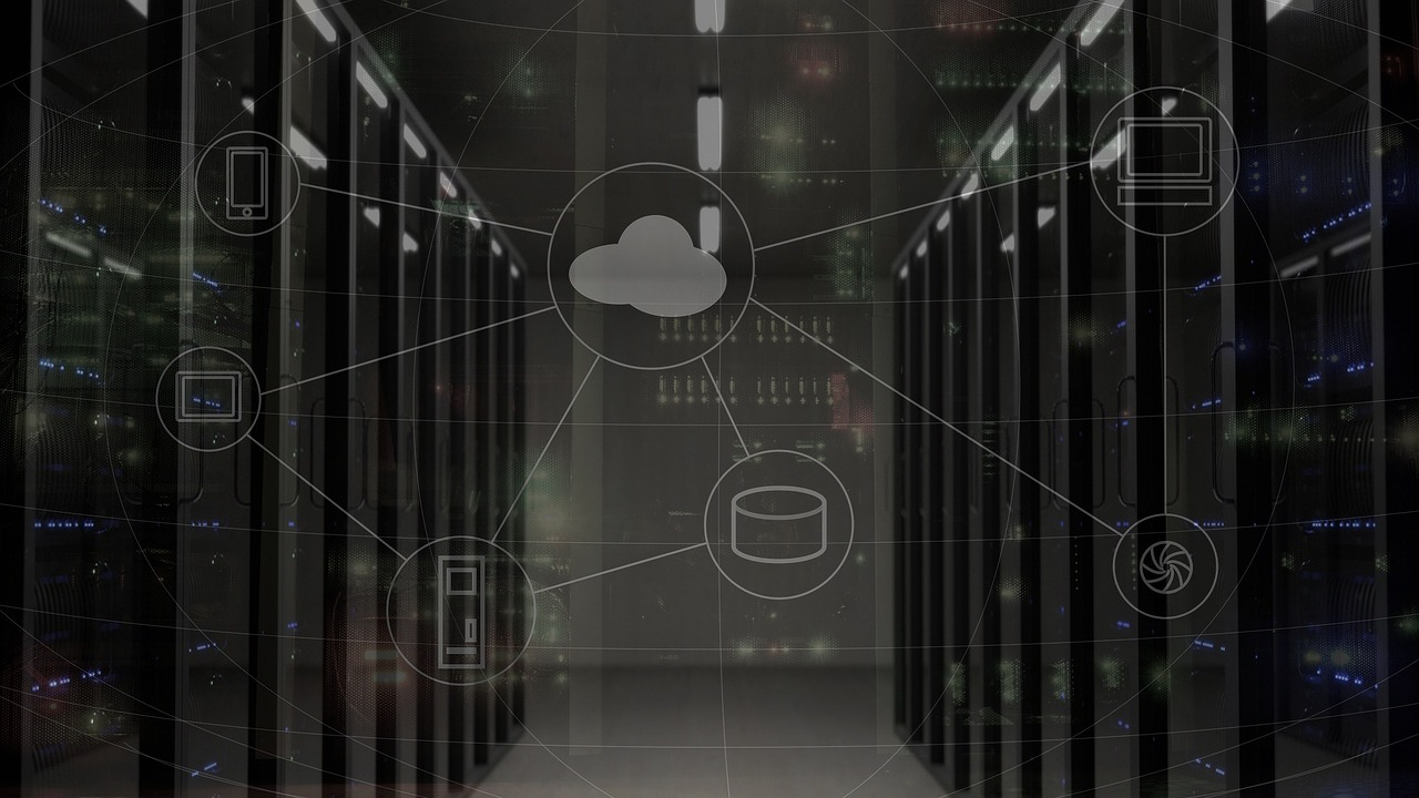 Image showing a network of server