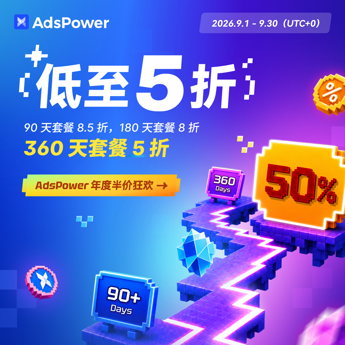 AdsPower 创作者激励计划第四期来了!分享实操经验,继续领取最高$285(约¥1912)现金奖励