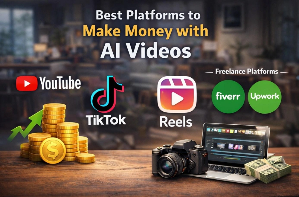 Best Platforms to Make Money with AI Videos