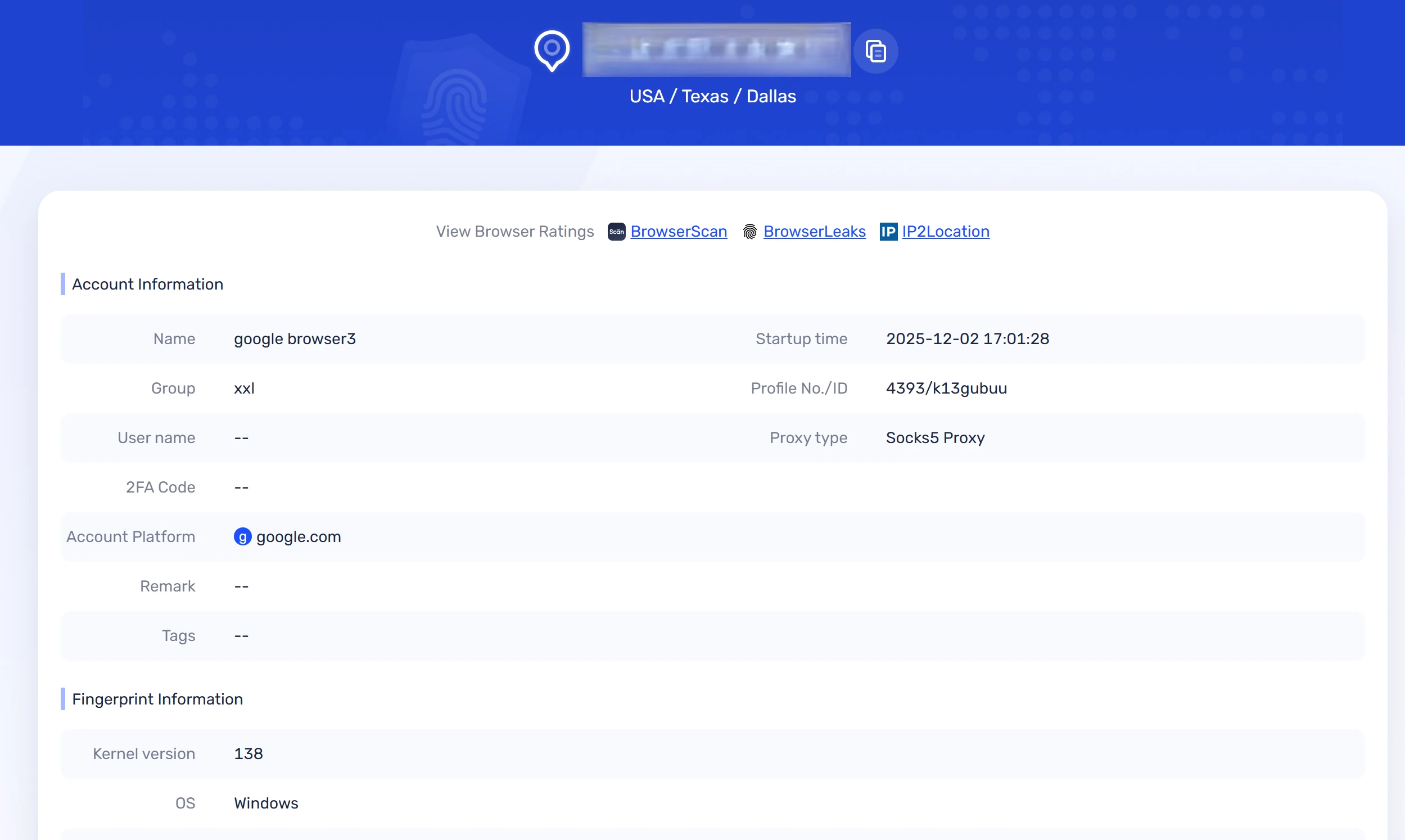 Launch the Secure Environment