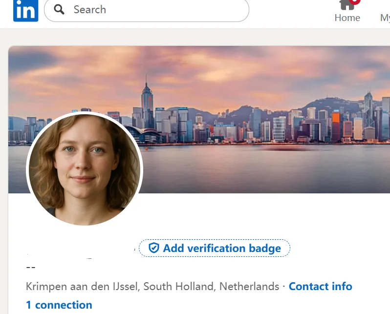 LinkedIn high-quality profile