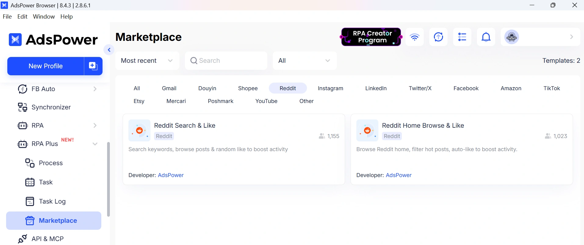 reddit-rpa