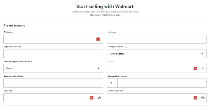 Start Selling on Walmart