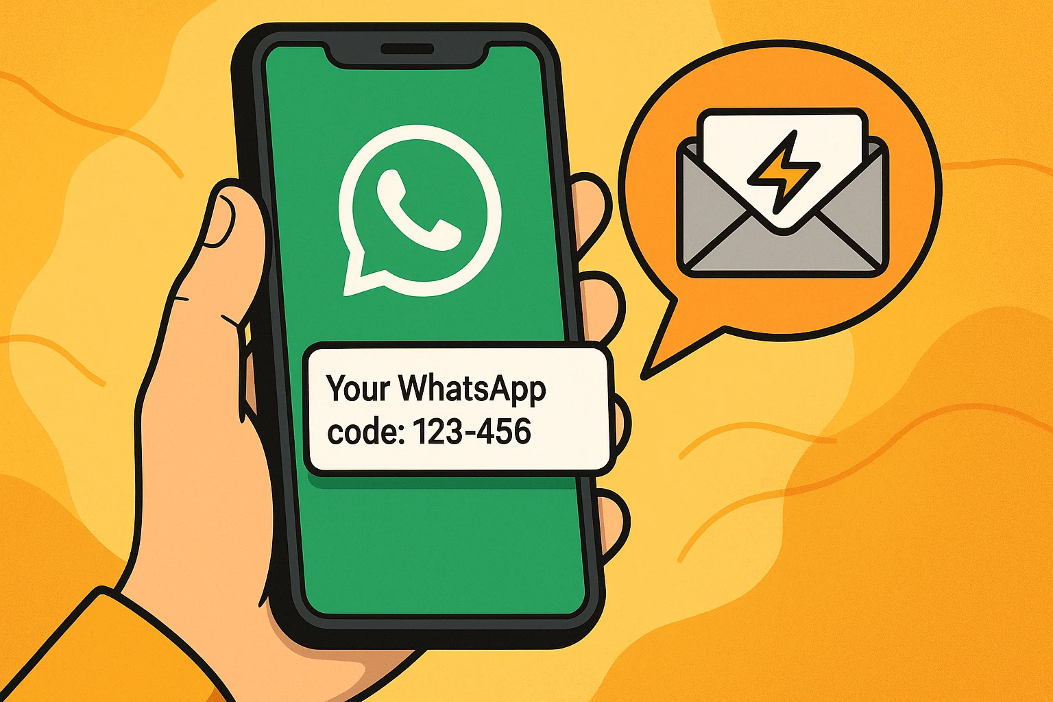 Get WhatsApp Verification Code by SMS