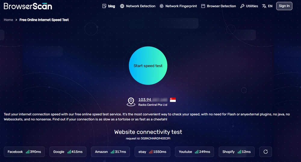 Internet Speed Test