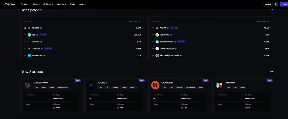 Join and Participate in Galxe Spaces
