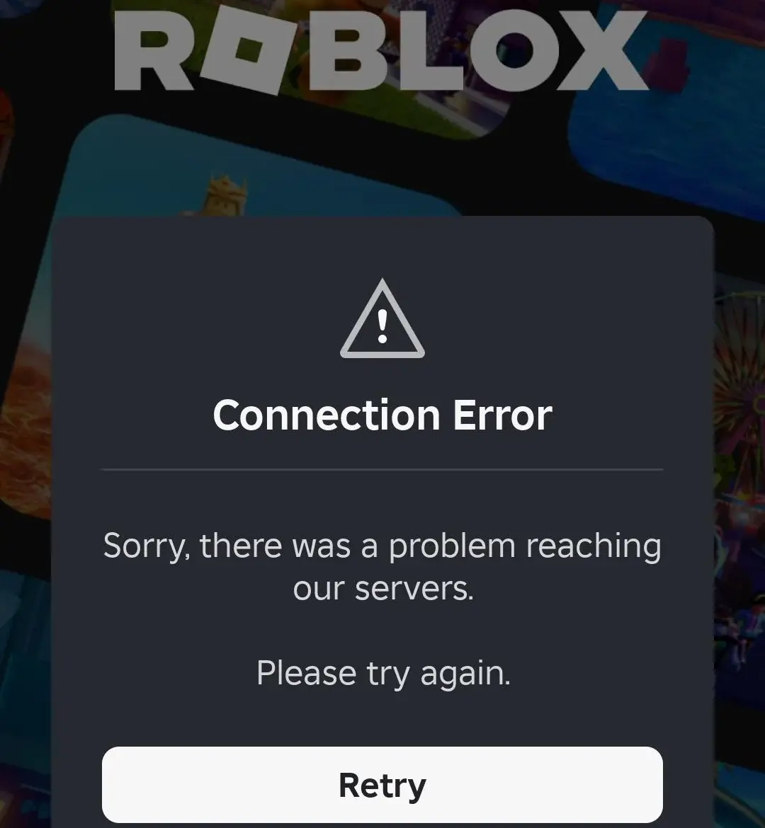 Roblox Error