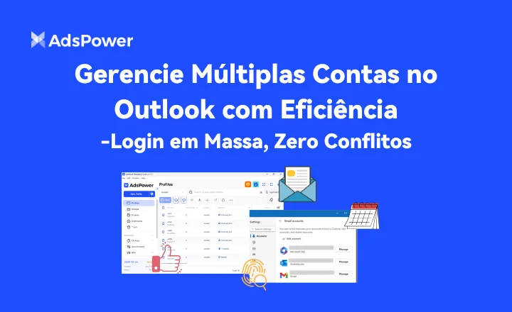 Gerencie Múltiplas Contas no Outlook com Eficiência: Login em Massa, Zero Conflitos