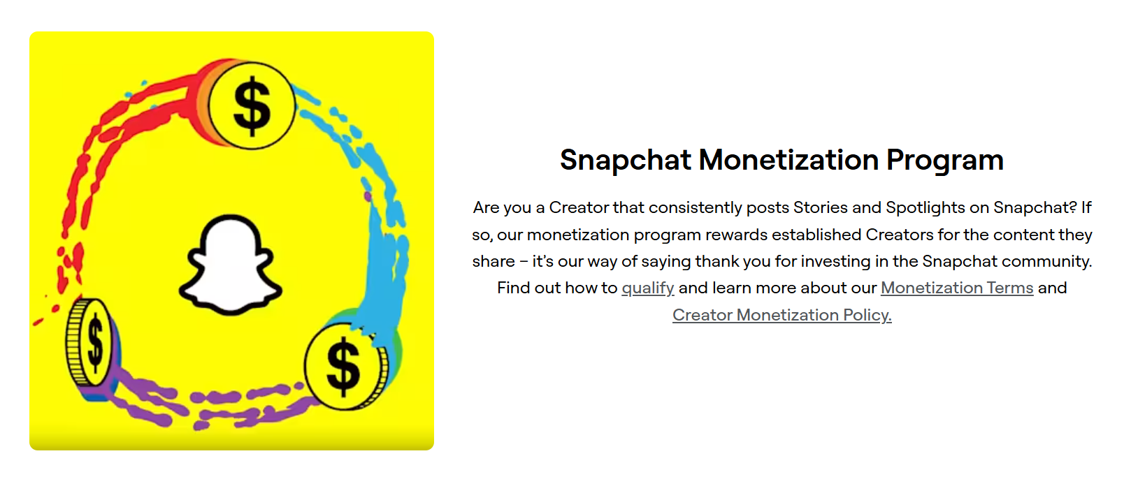 snapchat创作者计划