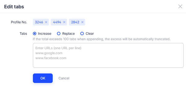 Bulk Edit Tabs