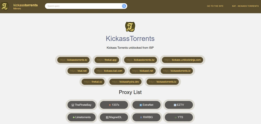 Access Kickass Torrents