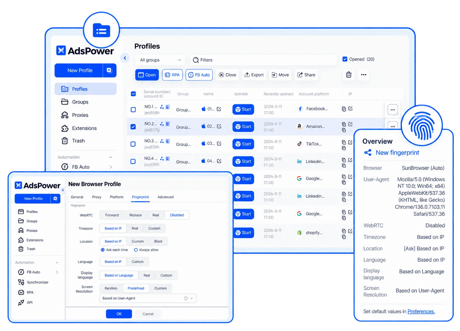 AdsPower Antidetect Browser for Multi-Account Management